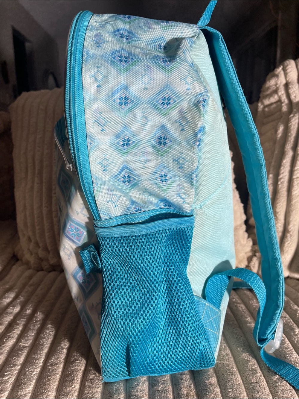 Disney Snow Queen Elsa Backpack - Teal Blue - Picture 4 of 9